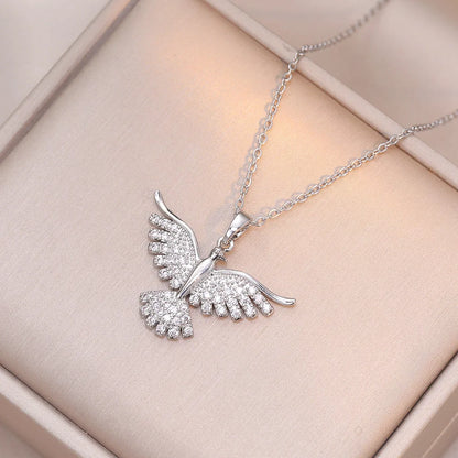Stainless Steel Phoenix Necklace
